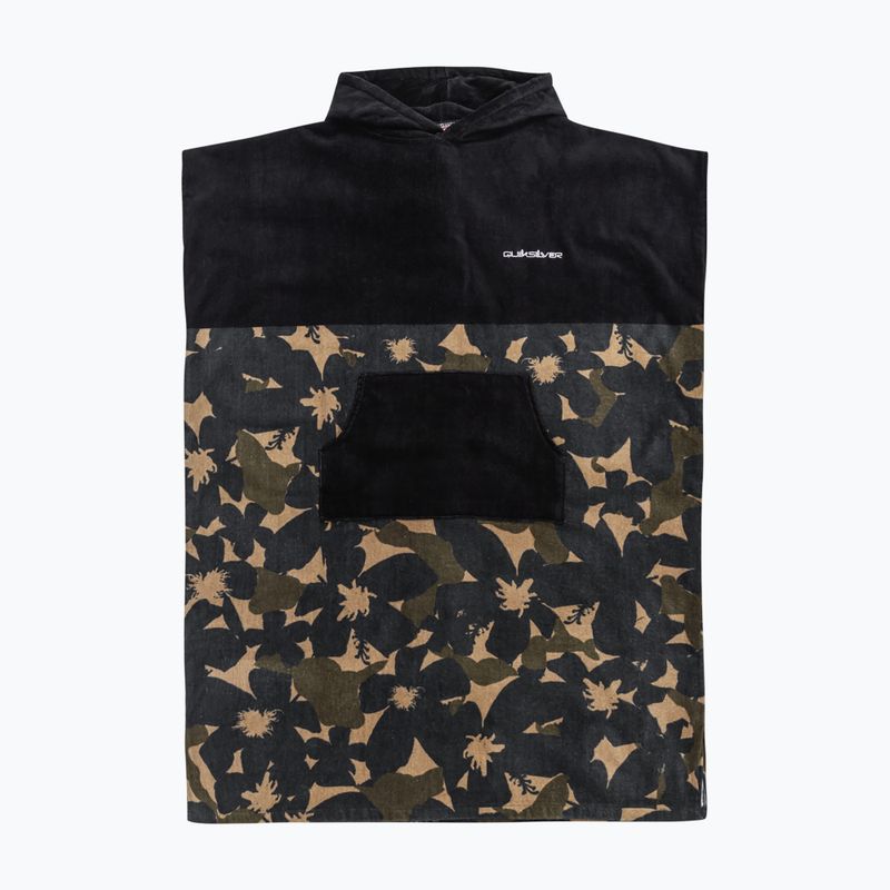 Quiksilver Hoody Asciugamano foglia d'uva handtman poncho