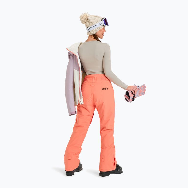 Pantaloni da snowboard donna ROXY Alpine Ridge coral chic 4