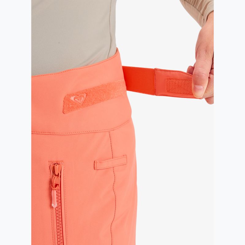 Pantaloni da snowboard donna ROXY Alpine Ridge coral chic 7