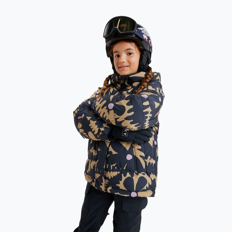 Giacca da snowboard per bambini ROXY Askamoon fennel seed/big flower Rg 2