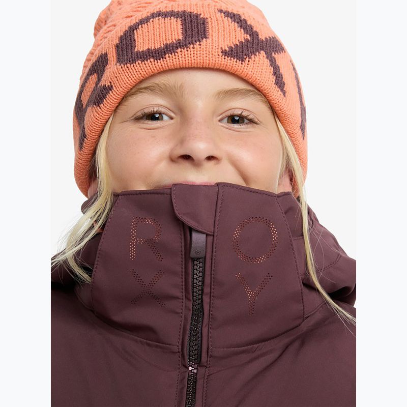 Giacca da snowboard per bambini ROXY Free Jet Block discreet mauve 6