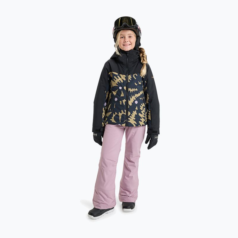 Giacca da snowboard per bambini ROXY Free Jet Block fennel seed big/flower rg 2