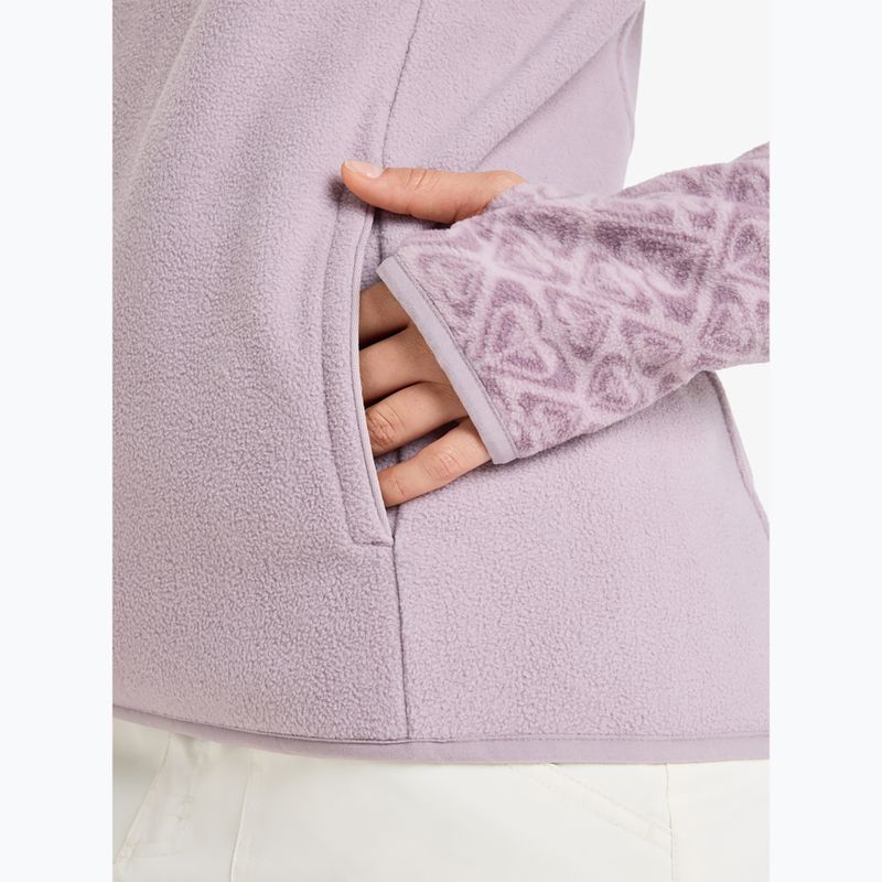 Felpa donna ROXY Sayna Half Zip nirvana/roxygram tonal 6