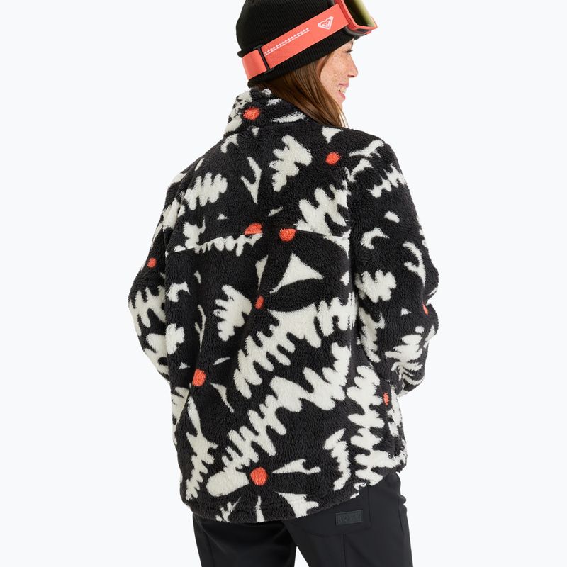 Felpa donna ROXY Alabama true black/big flower 3
