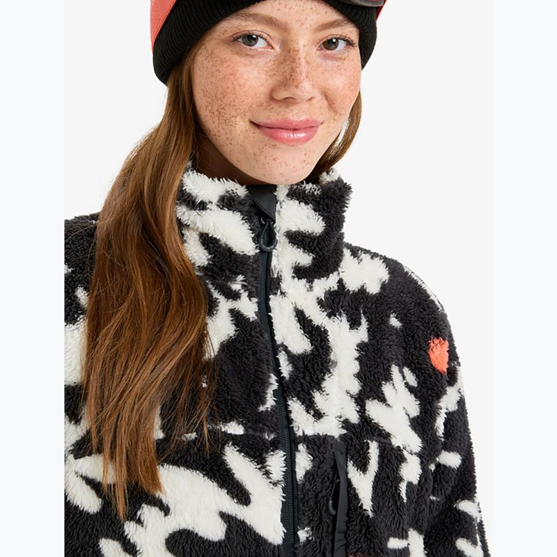 Felpa donna ROXY Alabama true black/big flower 4