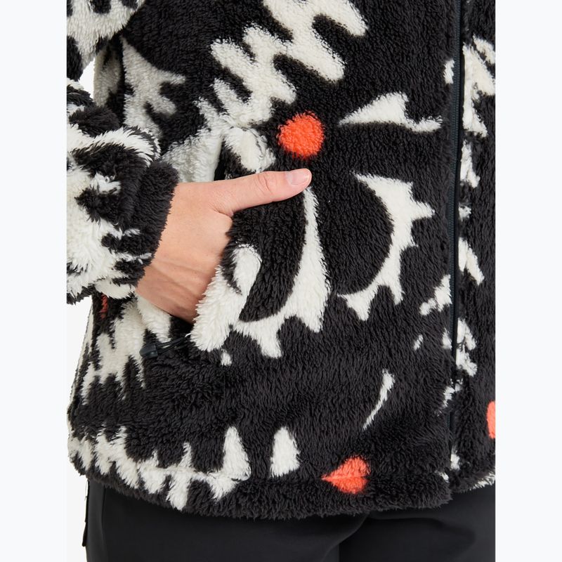 Felpa donna ROXY Alabama true black/big flower 5