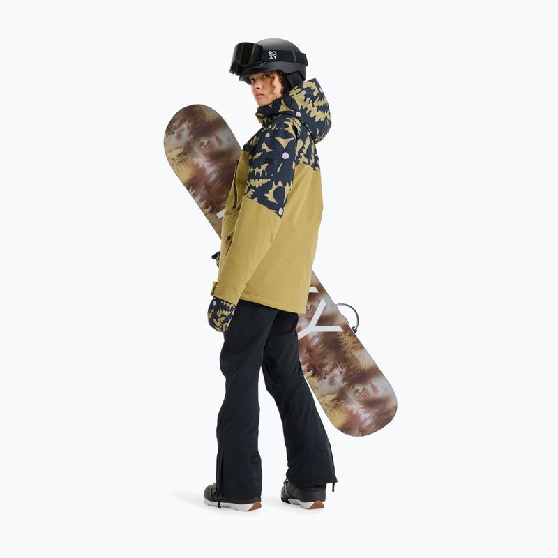 Giacca da snowboard donna ROXY Stated fennel seed/big flower 4