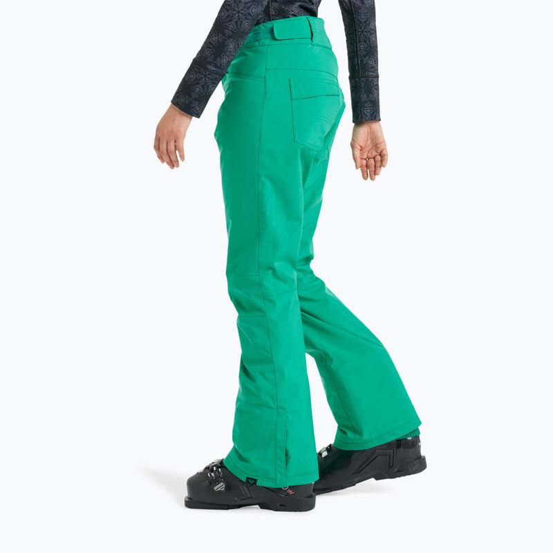 Pantaloni da snowboard donna ROXY Backyard vivid green 5