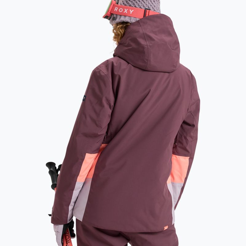 Giacca da snowboard donna ROXY Stormdash huckleberry 3