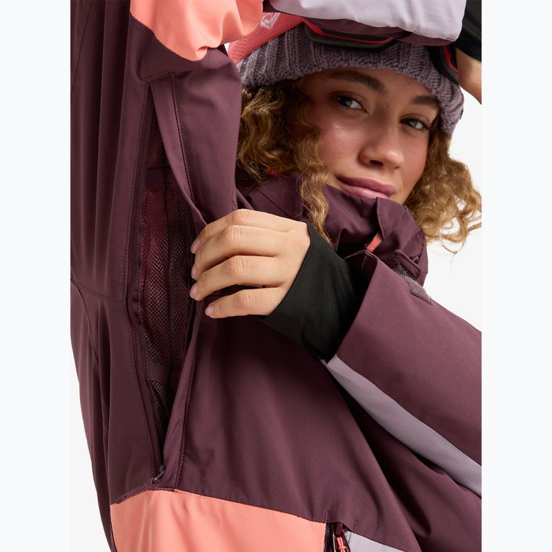Giacca da snowboard donna ROXY Stormdash huckleberry 8