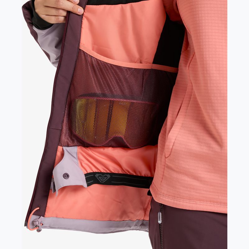 Giacca da snowboard donna ROXY Stormdash huckleberry 12