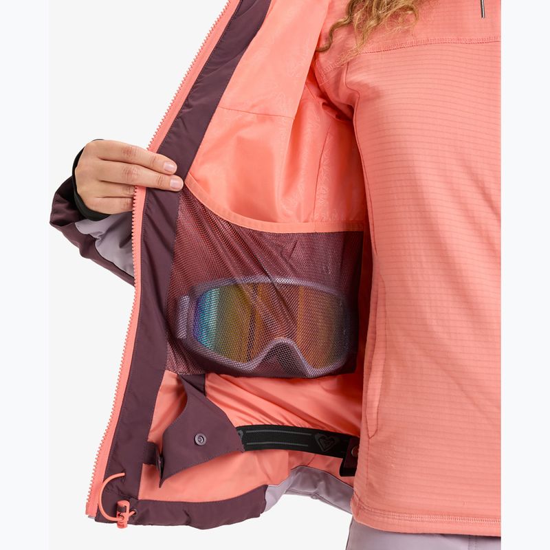 Giacca da snowboard donna ROXY Snowdrift huckleberry 14