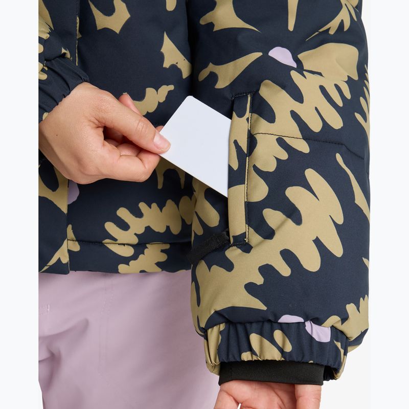 Giacca da snowboard donna ROXY Snow Winter Rebel fennel seed/big flower 8