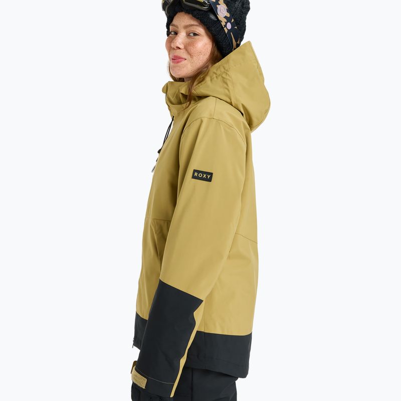 Giacca da snowboard donna ROXY Upwards fennel seed 4