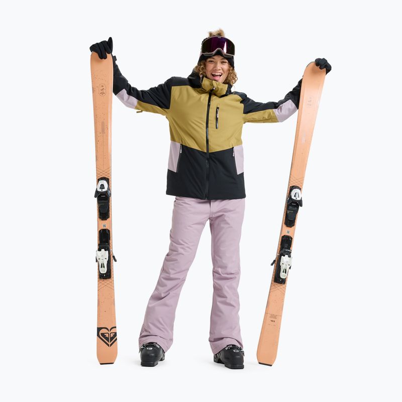 Giacca da snowboard donna ROXY Stormdash fennel seed 2