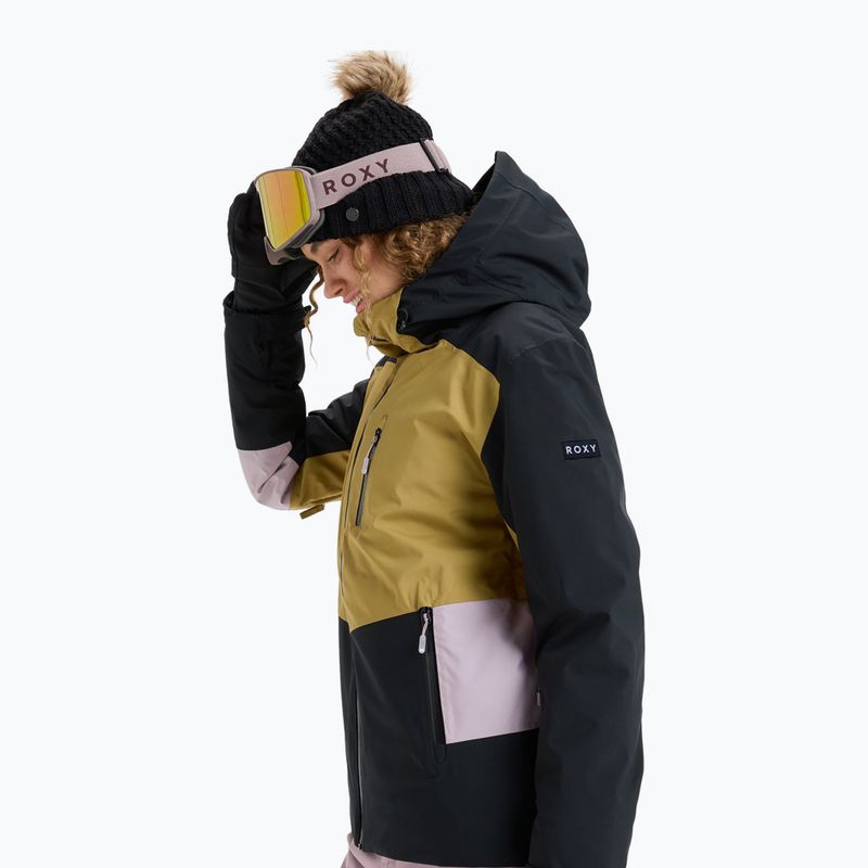 Giacca da snowboard donna ROXY Stormdash fennel seed 5