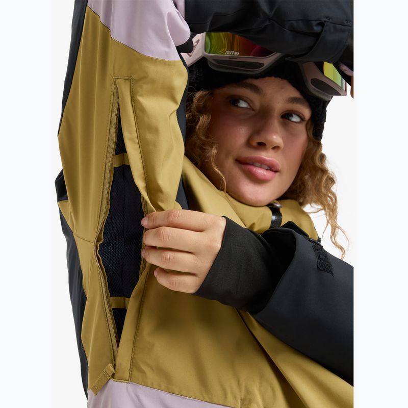 Giacca da snowboard donna ROXY Stormdash fennel seed 8