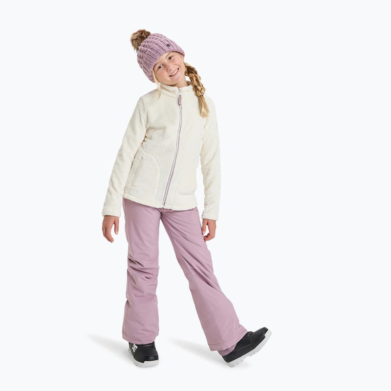Felpa per bambini ROXY Igloo whisper white goffratura grande/fiori 2