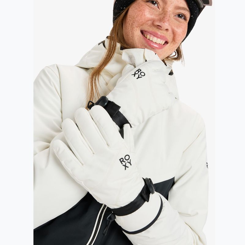 Guanti da snowboard donna Roxy Jetty Solid whisper white 5