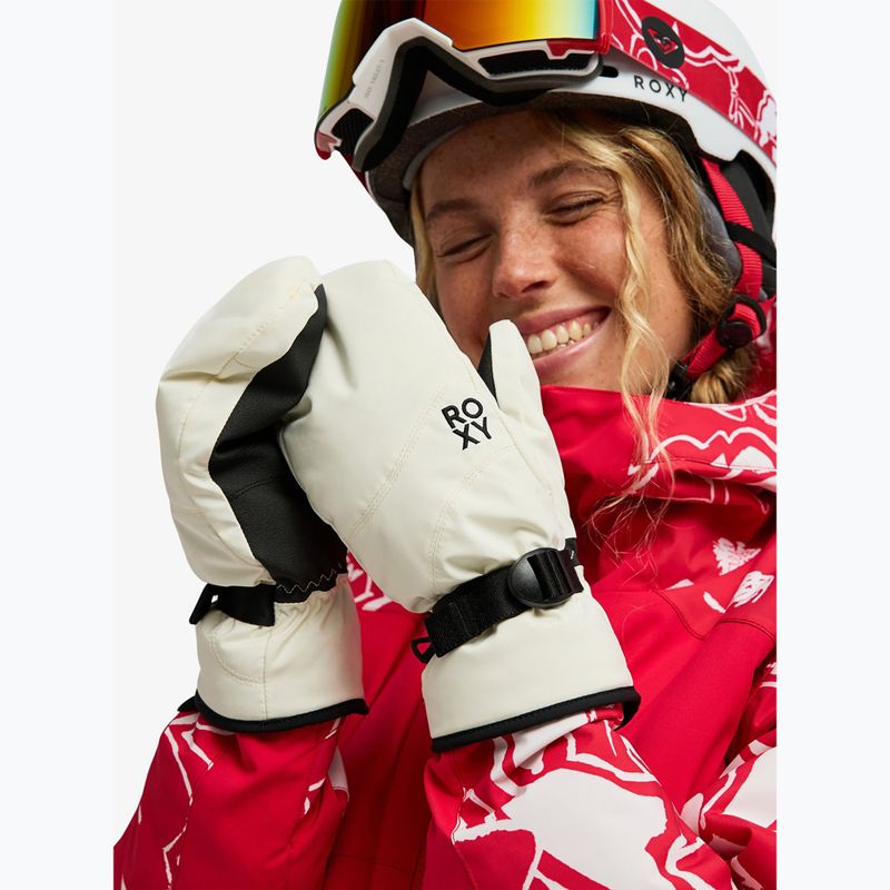 Guanti da snowboard donna Roxy Jetty Solid whisper white 6