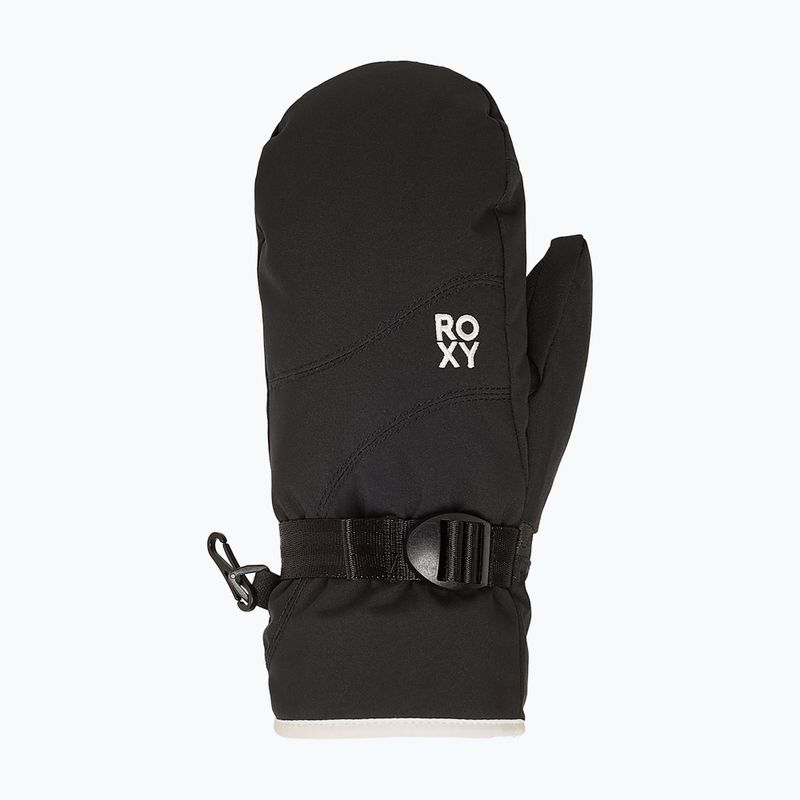 Guanti da snowboard per bambini Roxy Jetty Solid Mitt true black 2