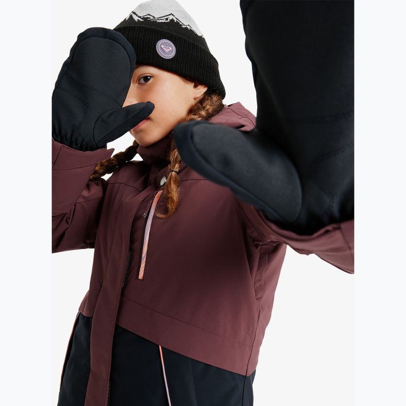 Guanti da snowboard per bambini Roxy Jetty Solid Mitt true black 6