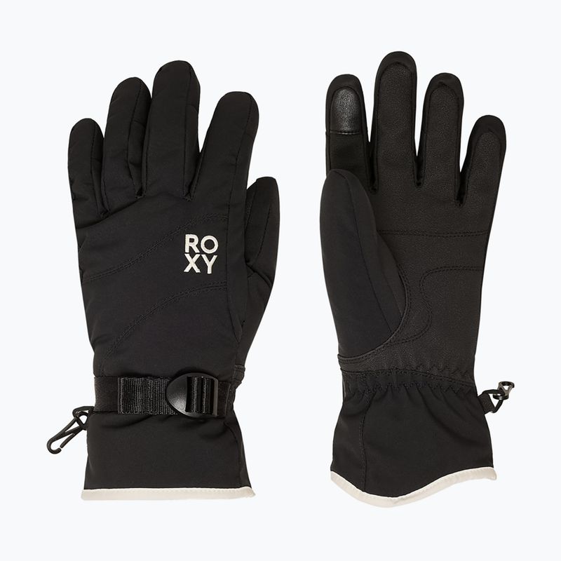 Guanti da snowboard donna Roxy Jetty Solid true black