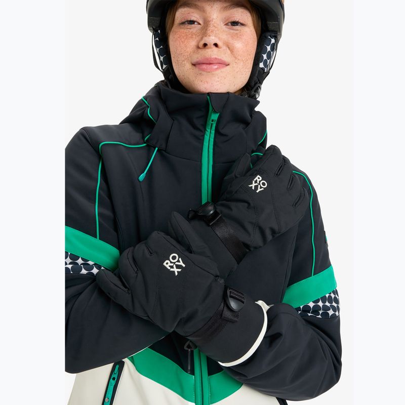 Guanti da snowboard donna Roxy Jetty Solid true black 5