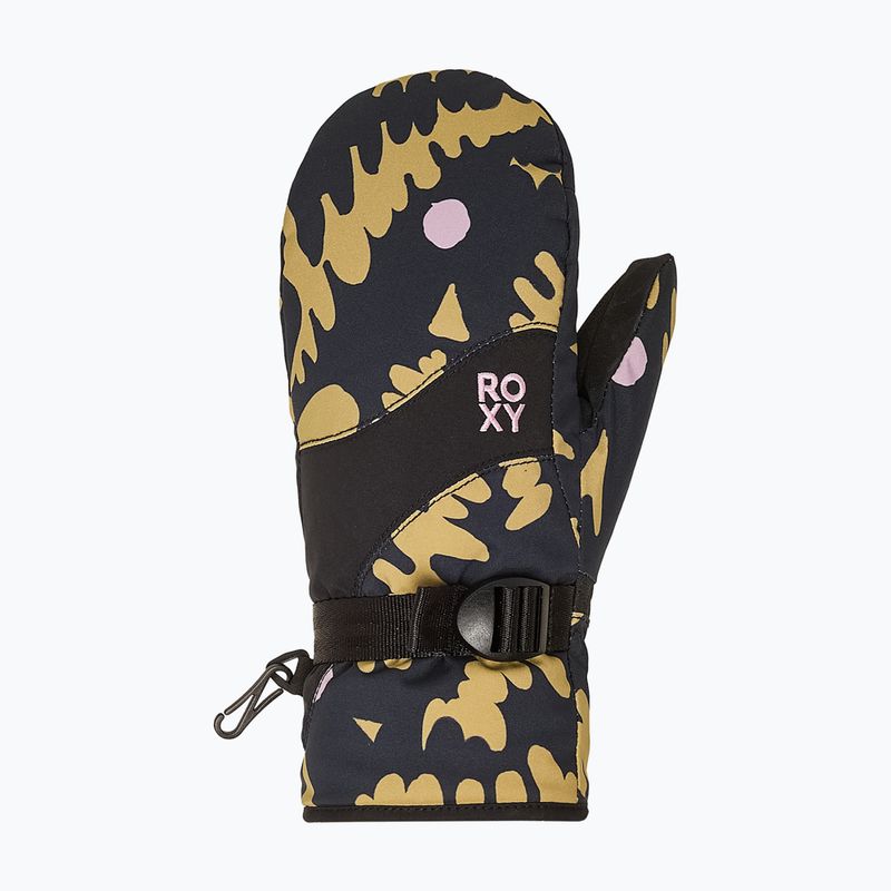 Guanti da snowboard per bambini Roxy Jetty Mitt fennel seed/big flower rg 2