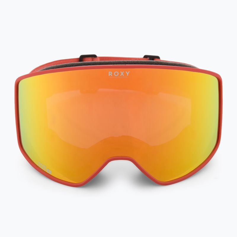 Maschera da snowboard donna ROXY Storm W coral chic/clux ml orange 2