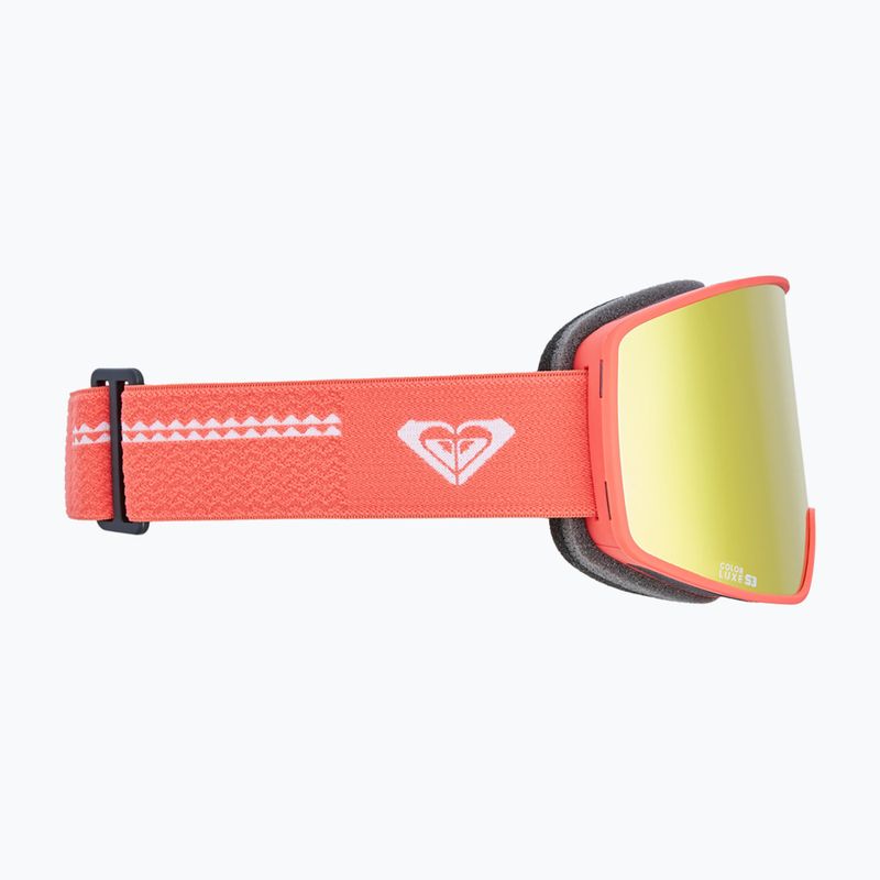 Maschera da snowboard donna ROXY Storm W coral chic/clux ml orange 3