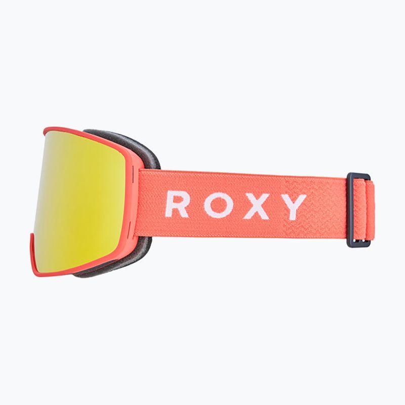 Maschera da snowboard donna ROXY Storm W coral chic/clux ml orange 4