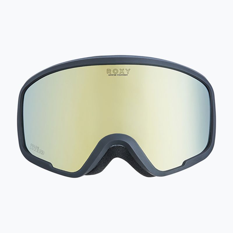 Maschera da snowboard per bambini ROXY Missy big flowers/clux ml orange 6