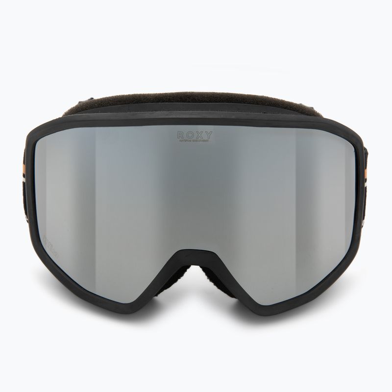 Maschera da snowboard donna ROXY Izzy black/clux ml silver 2