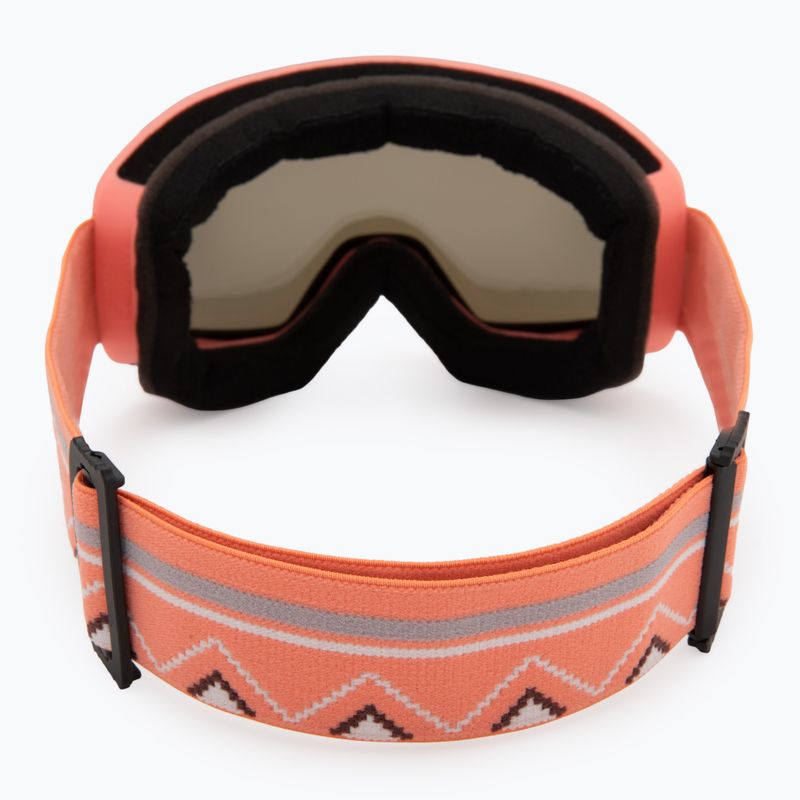 Maschera da snowboard da donna ROXY Izzy coral chic/clux ml l purple 3