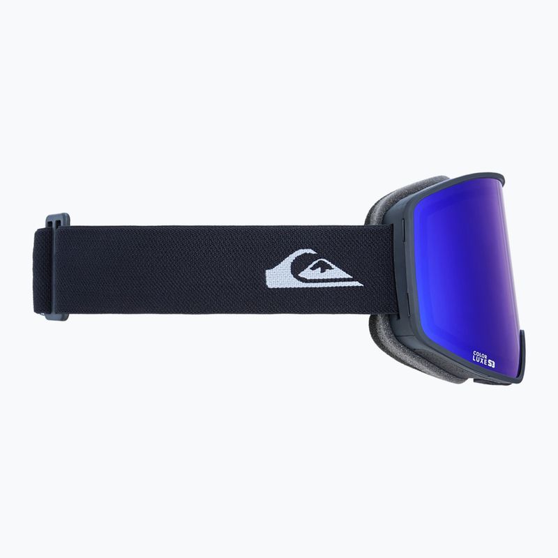 Maschera da snowboard Quiksilver Storm black/black clux ml blue 3