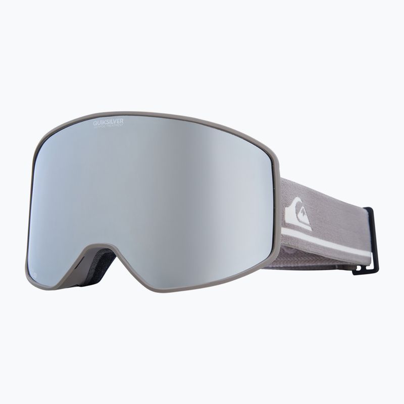 Maschera da snowboard Quiksilver Storm fallen rock/clux ml silver