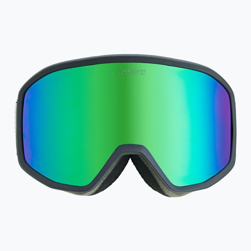 Maschera da snowboard uomo Quiksilver Harper black/Clux ML green 2