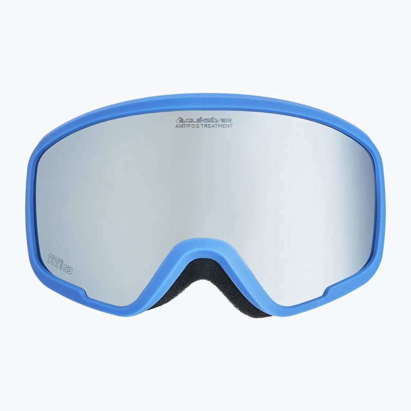 Maschera da snowboard junior Quiksilver Shredder 3D check/clux ml silver 2