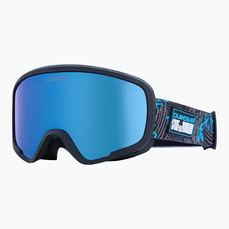 Maschera da snowboard junior Quiksilver Shredder rave mix/clux ml blue 5