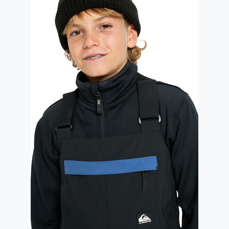 Pantaloni da snowboard per bambini Quiksilver Mash Up Bib true black 5