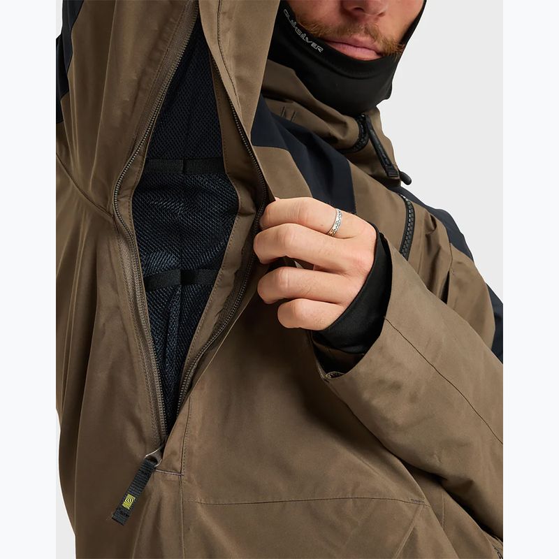 Giacca da snowboard per bambini Quiksilver Forever Stretch GTX canteen 6