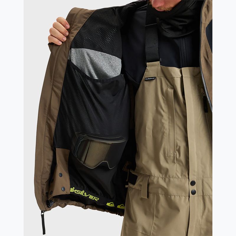 Giacca da snowboard per bambini Quiksilver Forever Stretch GTX canteen 12