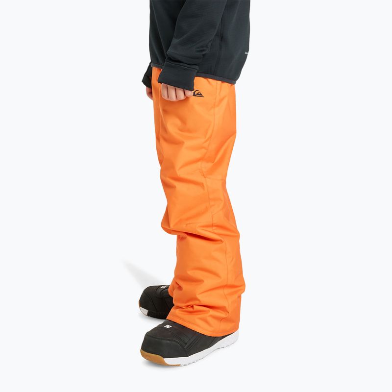 Pantaloni da snowboard per bambini Quiksilver Estate orange peel 4