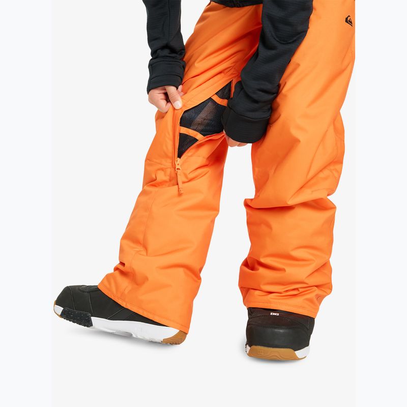 Pantaloni da snowboard per bambini Quiksilver Estate orange peel 8