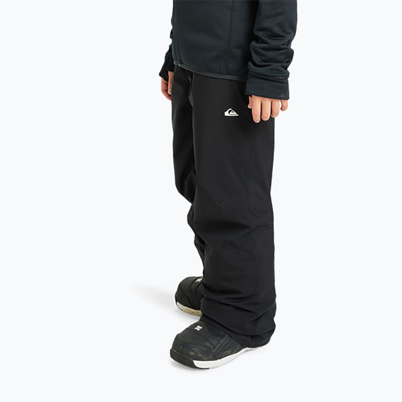 Pantaloni da snowboard per bambini Quiksilver Estate true black 4