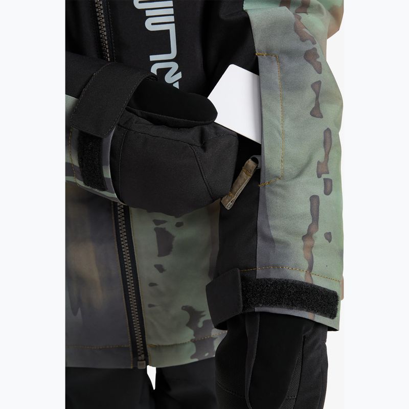 Giacca da snowboard per bambini Quiksilver Side Hit Block bloomfade dark ivy 6