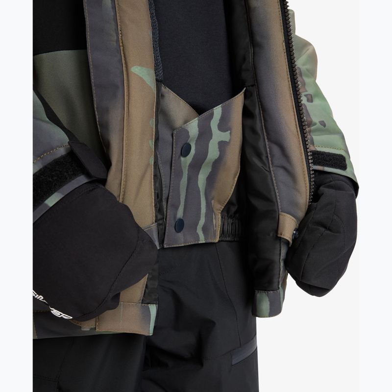 Giacca da snowboard per bambini Quiksilver Side Hit Block bloomfade dark ivy 7