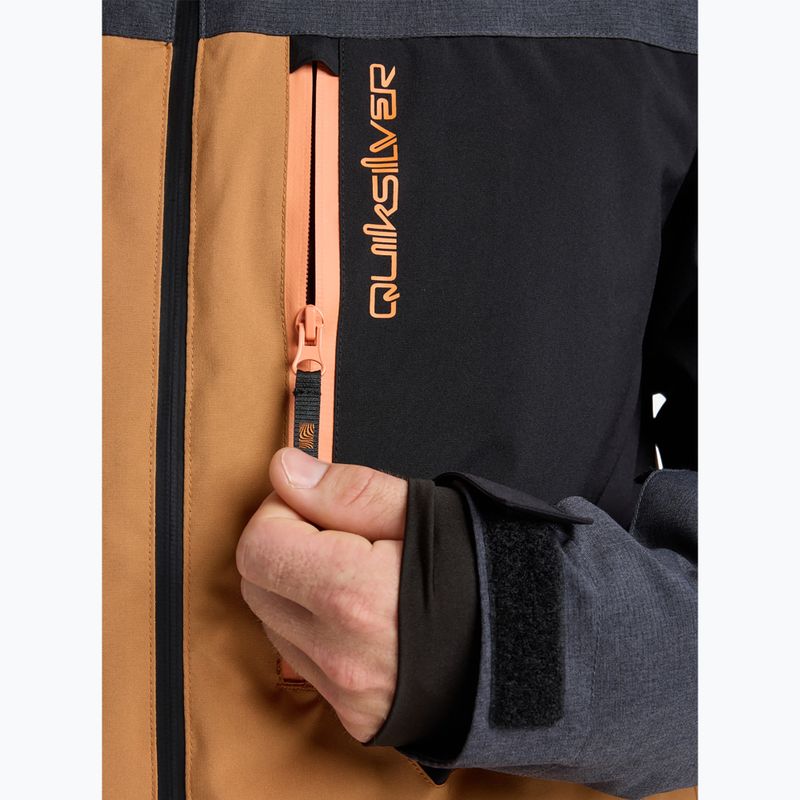 Giacca da snowboard uomo Quiksilver Dawson true black 7