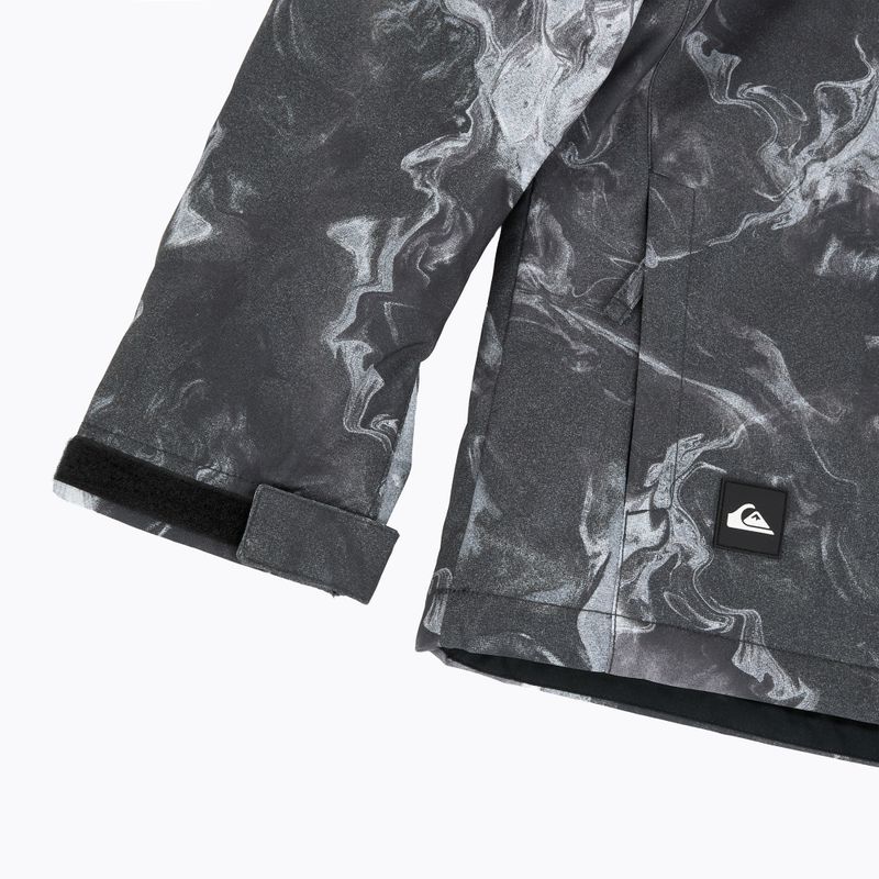 Giacca da snowboard bambino Quiksilver Mission Printed thermostamp grayscale 12